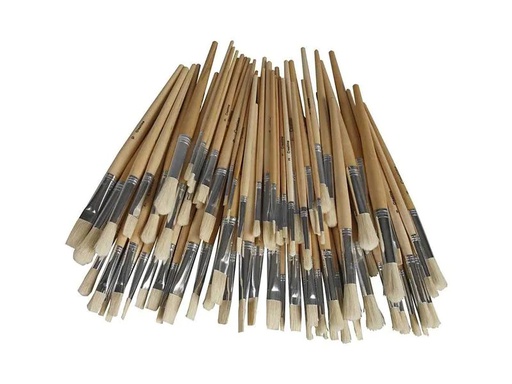 [90207973 1280616] Creativ Company Borstenpinsel Rundpinsel 80 Stück