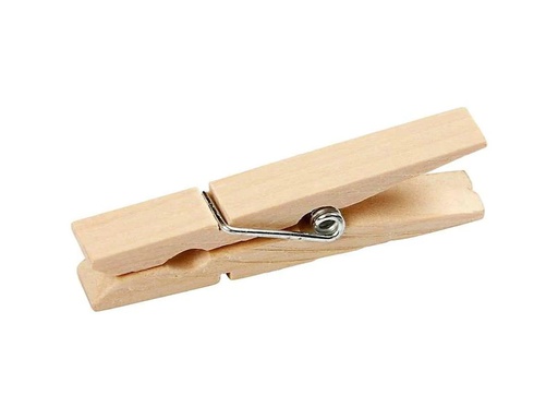 [90208030 1280655] Creativ Company Holzartikel Wäscheklammer 50 Stück