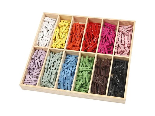 [90208095 1280657] Creativ Company Holzartikel Wäscheklammer 12 x 24 Stück