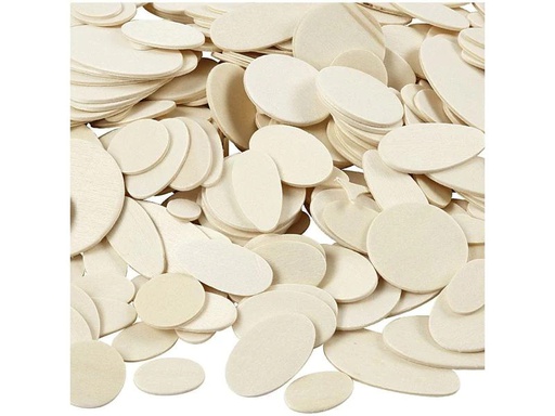 [90208133 1280649] Creativ Company Mosaikplatten 1 - 5 cm 600 Stück, Hellbraun