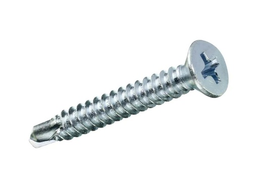 [90208186 1287541] Krafter Selbstbohrschrauben Senkkopf 4.8 x 25 mm Stahl, 6 Stück