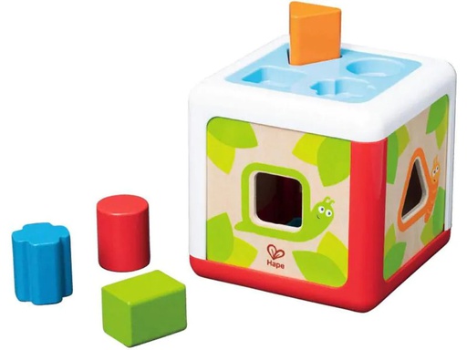 [90032704 1040448] Hape Sortierspiel Sortierbox Gartenhütte
