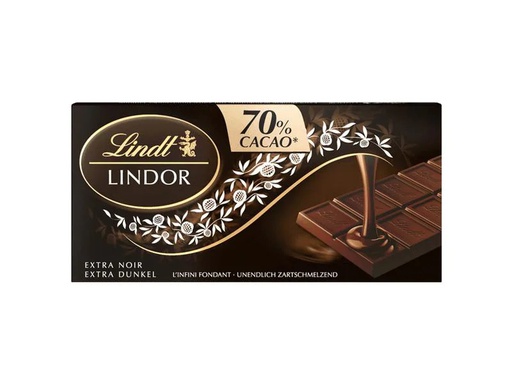 [90208309 1308278] Lindt Tafelschokolade Lindor Dunkel 70% 100 g