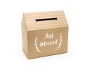 Partydeco Hochzeitsaccessoire Kartenbox Just Married 30 x 30.5 cm