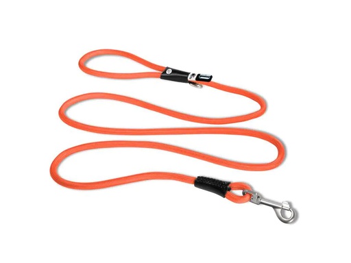 [90208842 1268450] curli Hundeleine Stretch Comfort Sun Orange ø 8 mm / 1.8 m