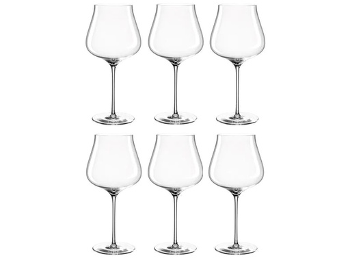 [90032924 1189222] Leonardo Rotweinglas Brunelli 770 ml, 6 Stück, Transparent