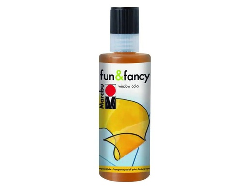 [90032945 556400] Marabu Fensterfarbe Fun &amp; Fancy 80 ml, Hellbraun