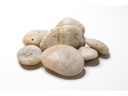 Ambiance Dekosteine 4-6 cm, Glitter Grau
