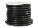 Creativ Company Lederband 4 mm, Schwarz, 5 m