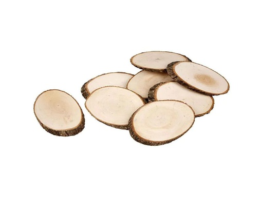 [90209309 1280668] Creativ Company Holzscheiben 11 x 7.5 cm 12 Stück