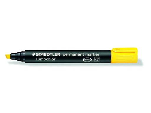 [90032980 914660] Staedtler Permanent-Marker Lumocolor 350 Gelb, permanent