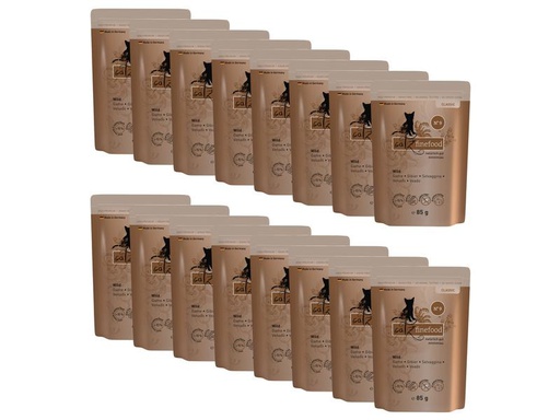 [90209474 1293769] catz finefood Nassfutter No.09 Wild, 16 x 85 g