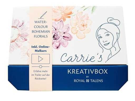 [90209611 1310786] Talens Wasserfarbe Carrie's Kreativbox , Mehrfarbig
