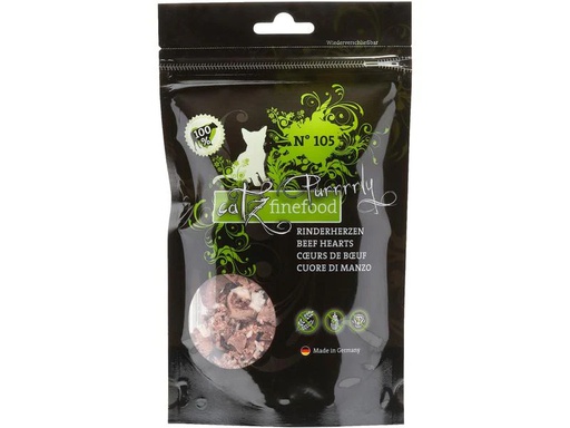 [90209667 1293314] catz finefood Katzen-Snack Purrrrly No.105 Rinderherzen, 35 g