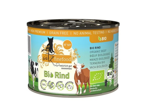 [90209675 1293246] catz finefood Nassfutter Bio No.507 Rind, 200 g