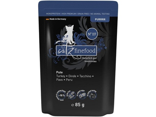 [90209679 1293305] catz finefood Nassfutter Purrrr No.117 Truthahn, 85 g