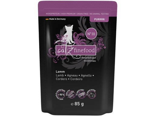 [90209687 1293299] catz finefood Nassfutter Purrrr No.111 Lamm, 85 g