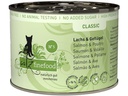 catz finefood Nassfutter No.05 Lachs & Geflügel, 200 g
