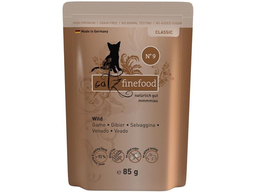 [90209703 1293273] catz finefood Nassfutter No.09 Wild, 85 g