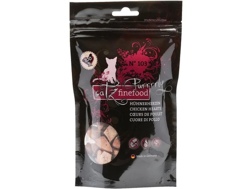 [90209718 1293313] catz finefood Katzen-Snack Purrrrly No.103 Hühnerherzen, 35 g