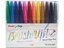 pentel Filzstift Brush Sign Pen 12 Stück
