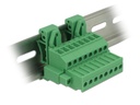 Delock Hutschiene/DIN Rail Terminalblock 8Pin