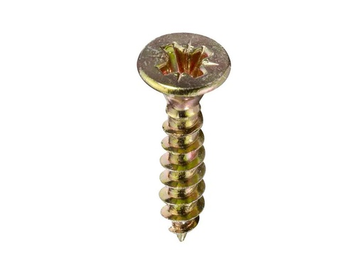 [90210549 1287878] Krafter Spanplattenschrauben Senkkopf 3 x 20 mm Stahl, 28 Stück