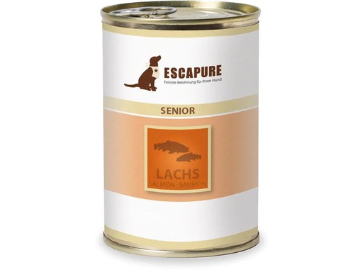 [90210645 1301123] Escapure Nassfutter Senior Menü-Lachs, 400 g
