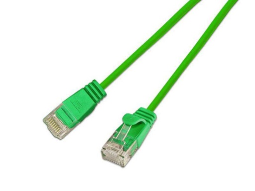 [90210860 353708] SLIM Slimpatchkabel RJ-45 - RJ-45, Cat 6, UTP, 5 m, Grün