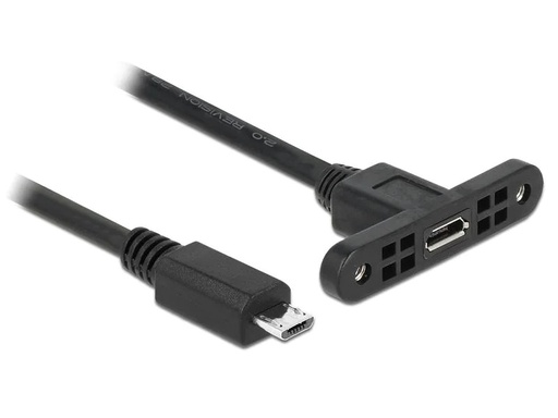 [90211125 1306827] Delock USB 2.0-Kabel Micro-USB B - Micro-USB B 1 m