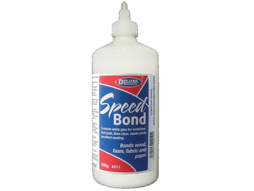 [90033485 778878] Deluxe Materials Modellbauklebstoff Speedbond 500 g, Weiss