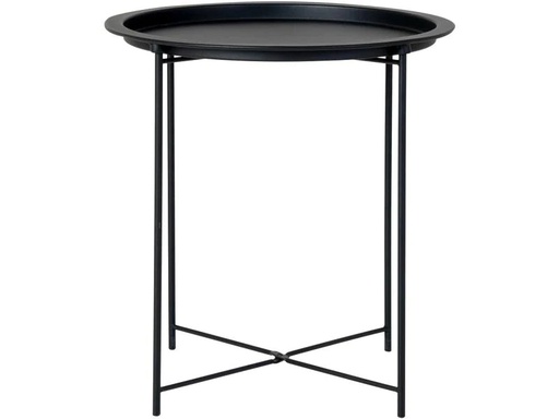 [90211687 1249616] House Nordic Beistelltisch Bastia 50.5 x 46.8 cm, Schwarz