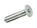 Krafter Metrische Schrauben Senkkopf 5 x 10 mm Stahl, 10 Stück