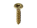 Krafter Spanplattenschrauben Senkkopf 2.5 x 20 mm Stahl, 25 Stück