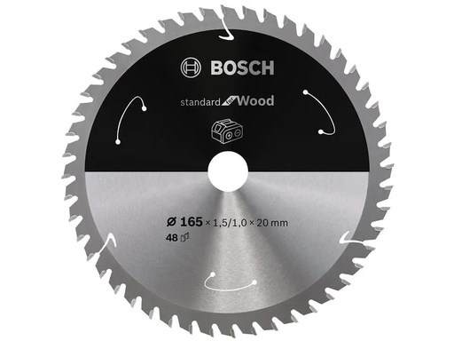 [90211924 1313465] Bosch Professional Kreissägeblatt Standard for Wood Ø 165, Z 48