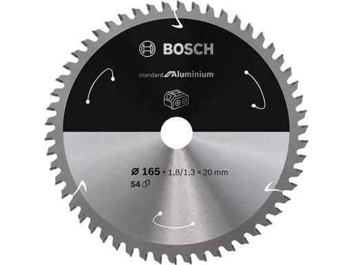 [90211960 1313467] Bosch Professional Kreissägeblatt Standard for Aluminium Ø 165, Z 54