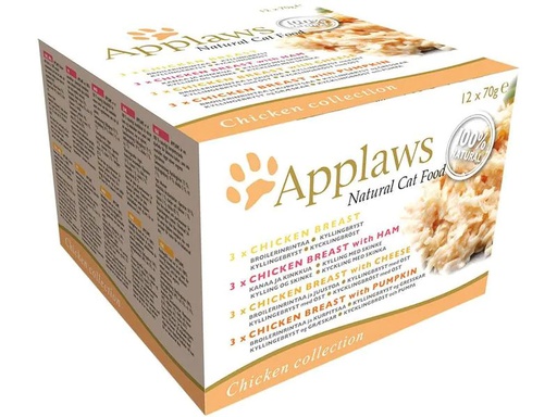 [90212016 1303087] Applaws Nassfutter Dose Huhn Collection Multipack, 12 x 70 g