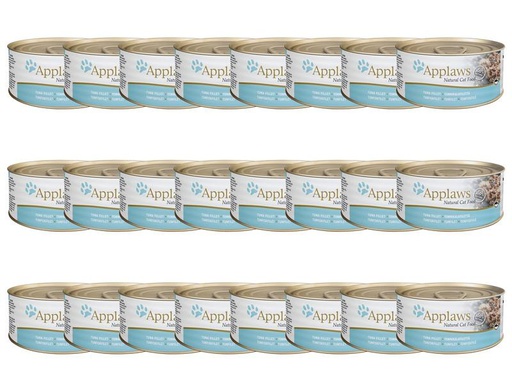 [90212019 1303195] Applaws Nassfutter Dose Thunfischfilet, 24 x 70 g