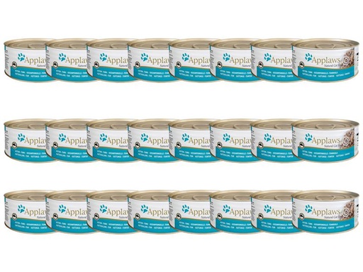 [90212077 1303192] Applaws Nassfutter Dose Kitten Thunfisch, 24 x 70 g