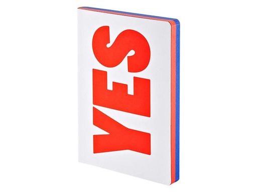 [90033570 1129318] Nuuna Notizbuch Graphic L Yes – No 22 x 16.5 cm, Dot
