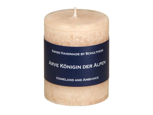 [90033592 946367] Schulthess Kerzen Duftkerze Arve Königin der Alpen 8 cm