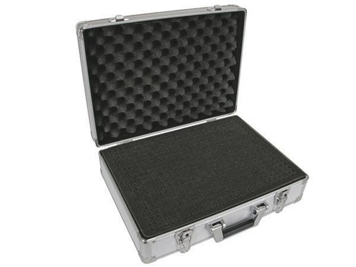 [90033595 172655] Perel Werkzeugkoffer 1819-42A Silber, Mit Schaumstoffeinlage