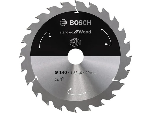 [90212456 1313477] Bosch Professional Kreissägeblatt Standard for Wood Ø 140, Z 24