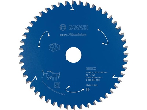 [90212559 1313471] Bosch Professional Kreissägeblatt Expert for Aluminium Ø 140, Z 48