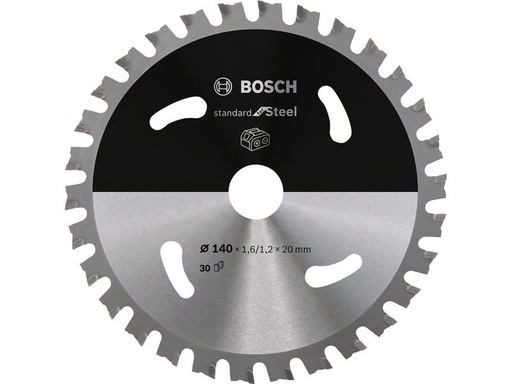 [90212575 1313474] Bosch Professional Kreissägeblatt Standard for Steel Ø 140, Z 30