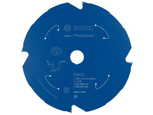 [90212576 1313466] Bosch Professional Kreissägeblatt Expert for Fibre Cement Ø 165, Z 4
