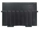 HAN Karteibox Stützplatte Quer A5, Schwarz