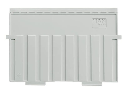 [90212654 1301492] HAN Karteibox Stützplatte Quer A5, Grau