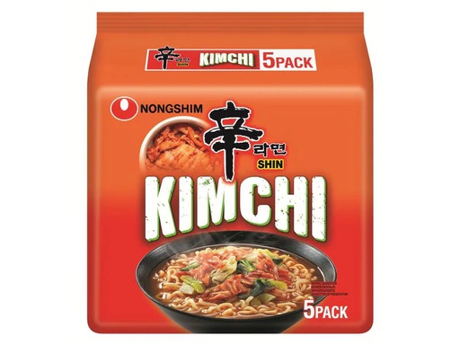[90033674 957435] Nongshim Nudelsuppe Kimchi 5 x 120 g