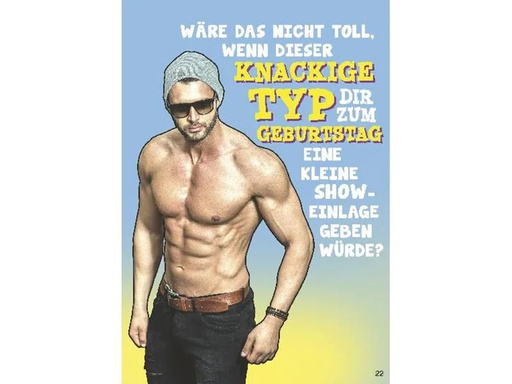 [90212837 1298777] Depesche Musikkarte beweglich Knackiger Typ